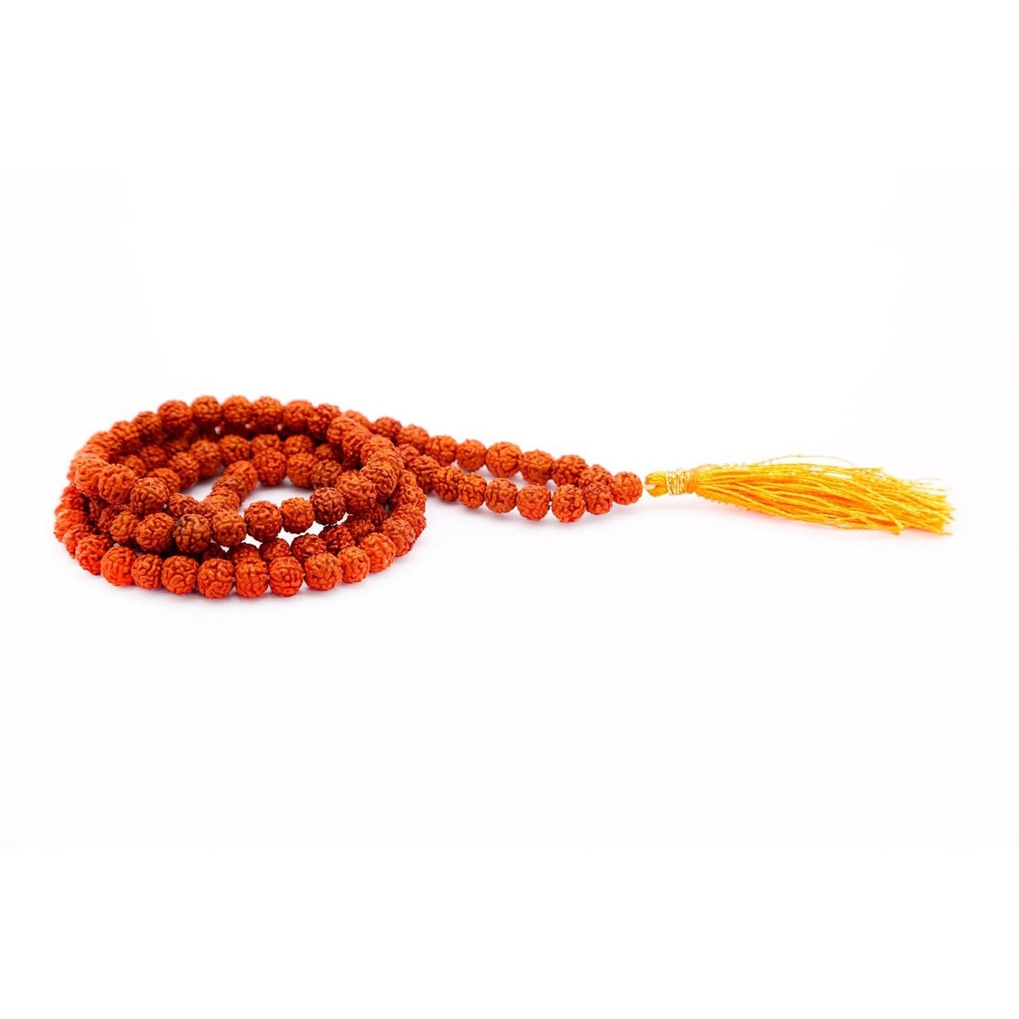 Panchamukhi Rudraksha Mala - Bead size 6 mm