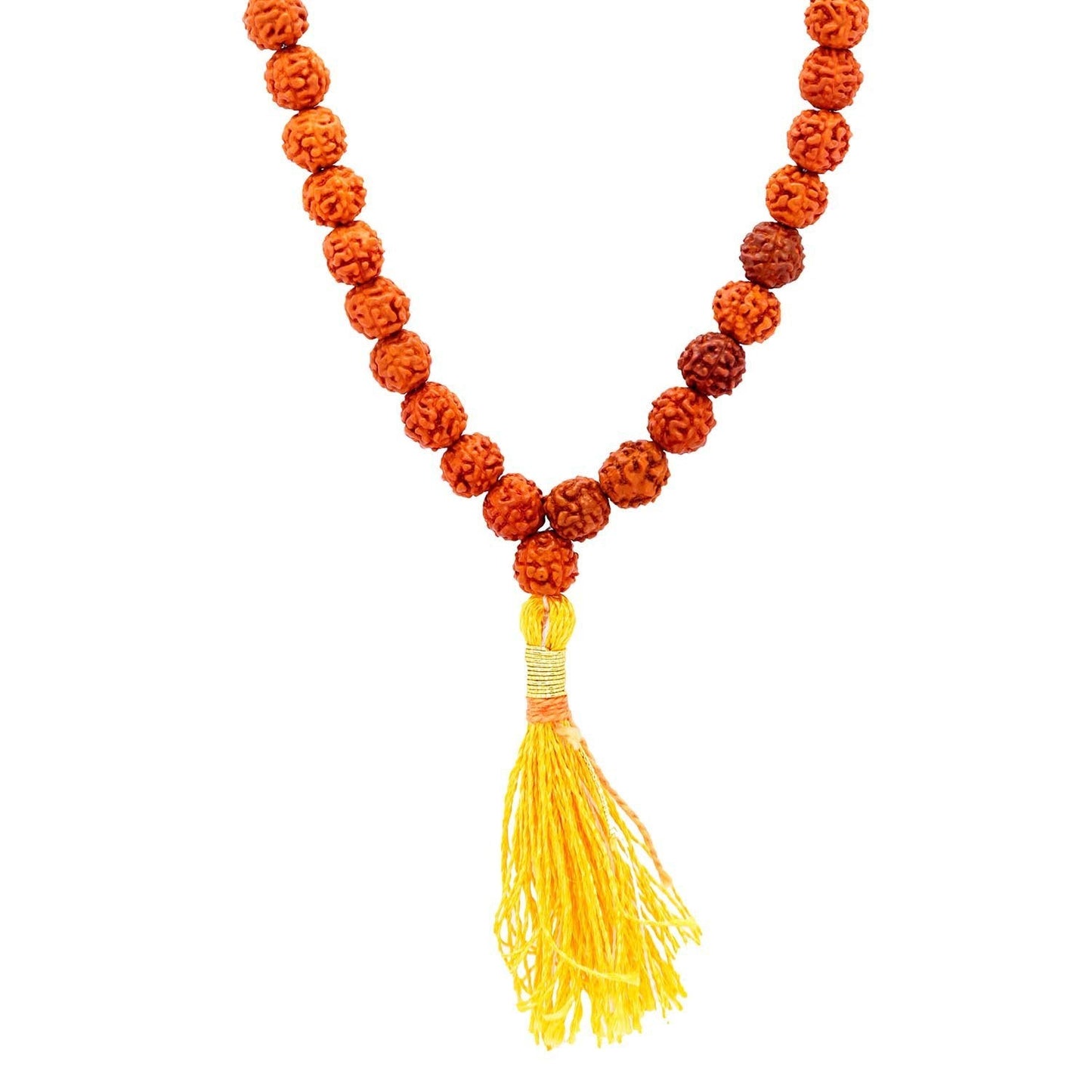 Panchamukhi Rudraksha Mala - Bead size 6 mm