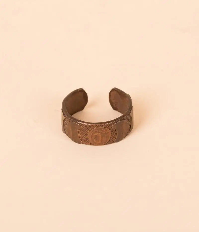 Moon Phases Copper Ring