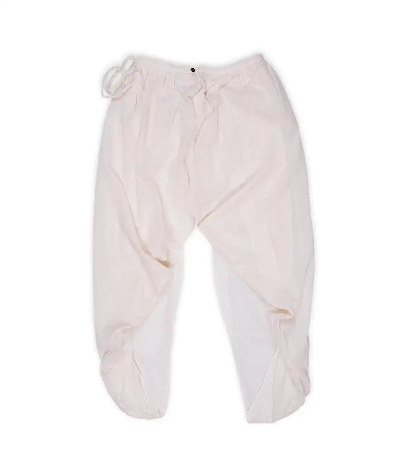 Women's 100% Organic Undyed Cotton Dhoti Pant - Off-White