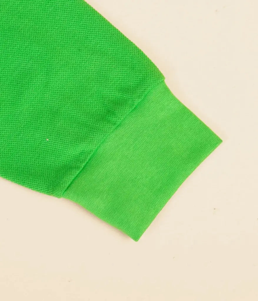 Unisex Save Soil Cotton Collar T Shirt - Green (Relaxed Fit)