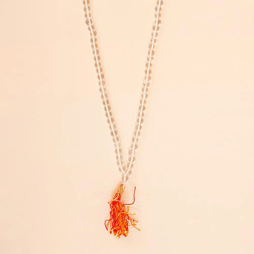 Sphatik Mala (Quartz Stones(6.1 - 6.5mm))