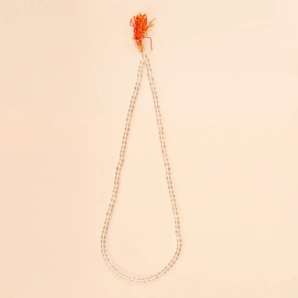 Sphatik Mala (Quartz Stones(6.1 - 6.5mm))