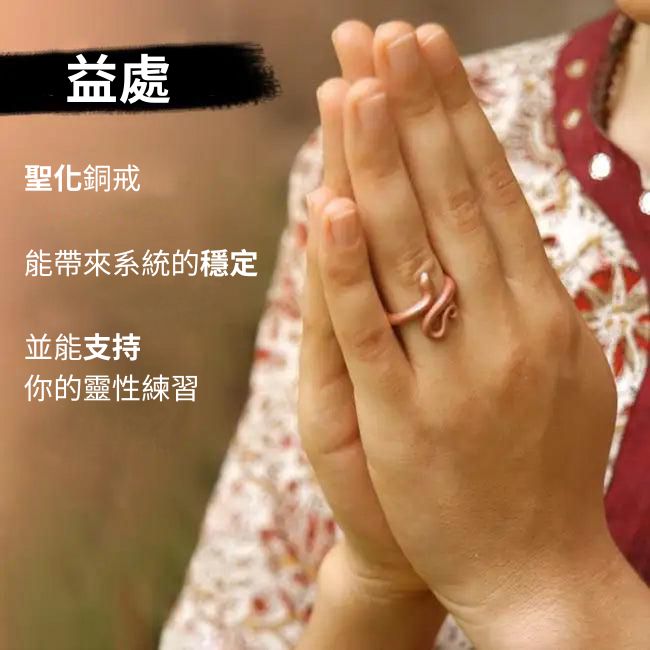 Copper Snake Ring