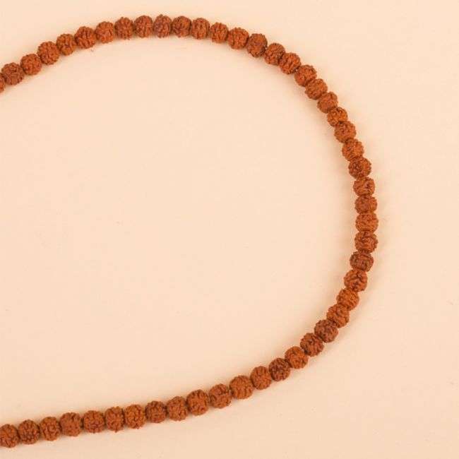 Panchamukhi Rudraksha Mala - Bead size 5 mm