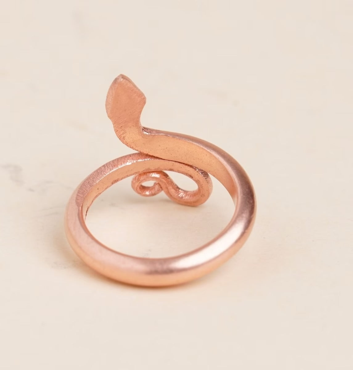 Copper Snake Ring