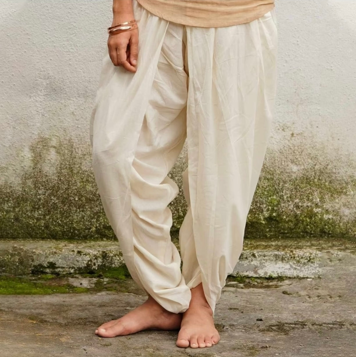 Organic Ladies Dhoti Pant Undyed
