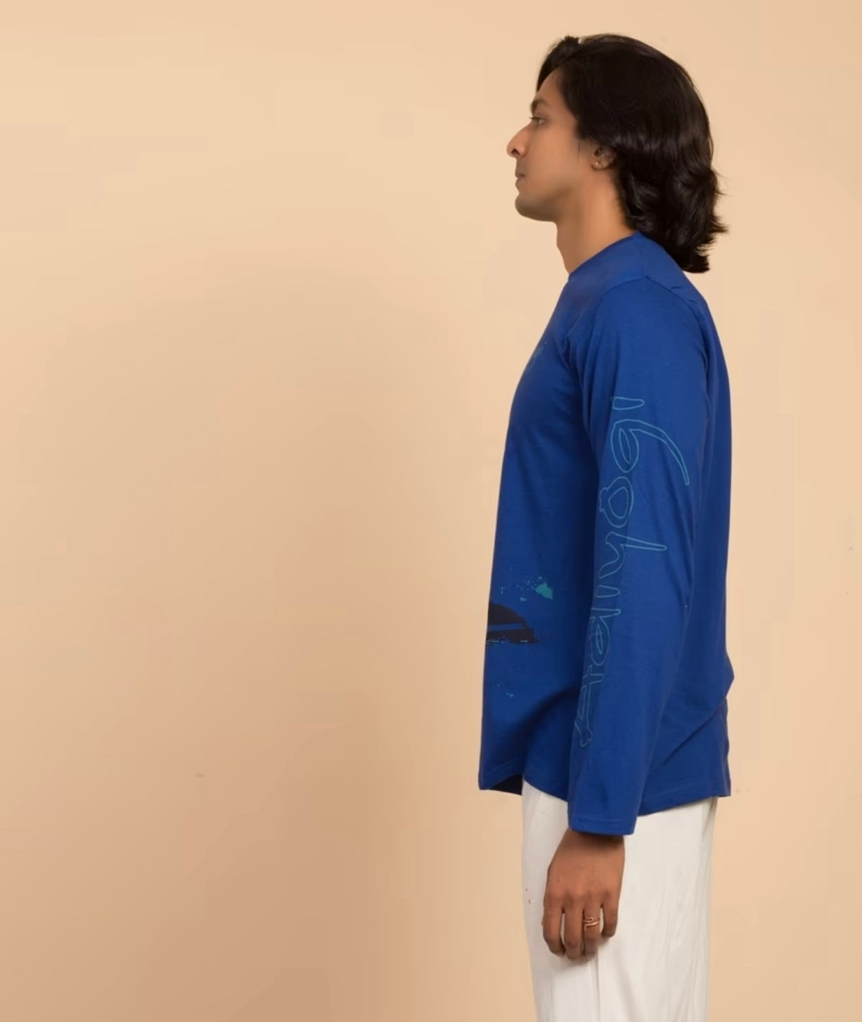 Unisex Adiyogi T-Shirt - Blue