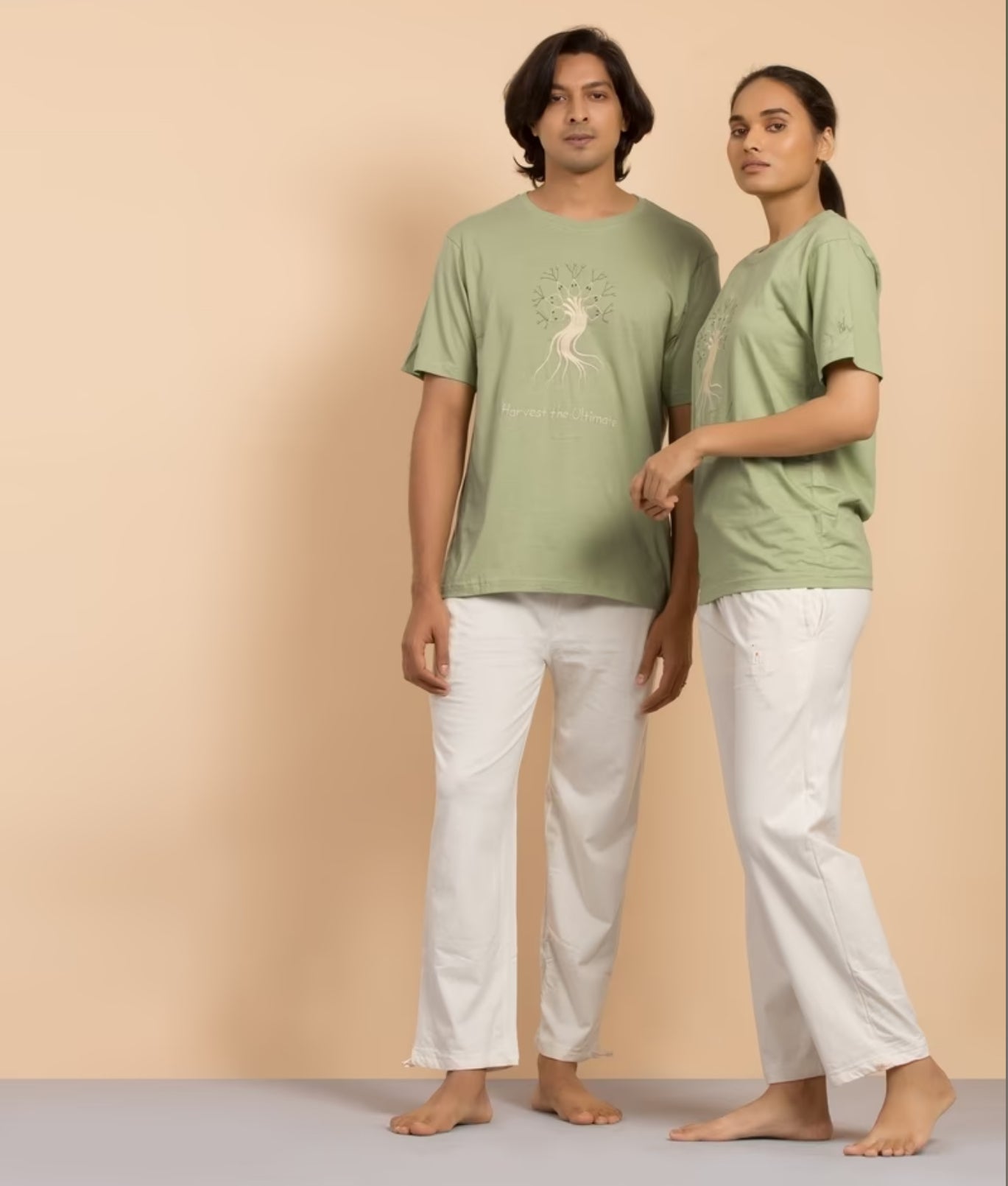 Harvest the Ultimate' Cotton T-shirt - Green