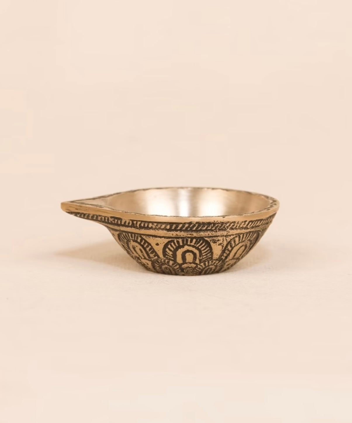 Handcrafted Antique Brass Diya