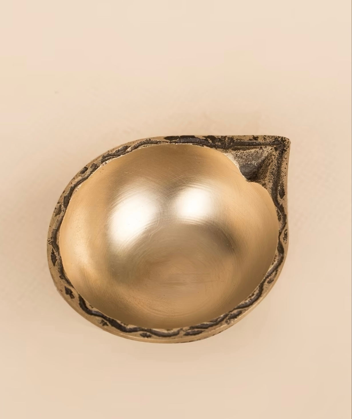 Handcrafted Antique Brass Diya