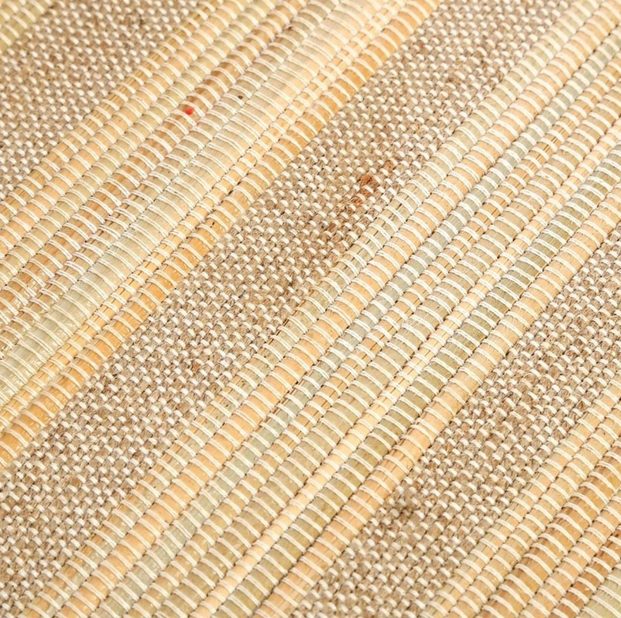 Sambu Straws and Jute Yoga Mat with Back Rubberized