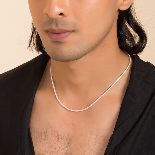 Linga Bhairavi Silver Chain. Holds Linga Bhairavi Gold, Silver and Copper pendants.