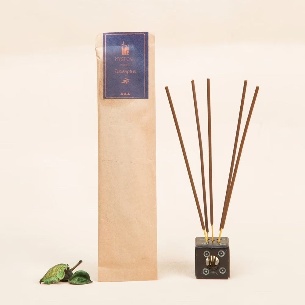 Handmade Natural Eucalyptus Incense, 10 Sticks