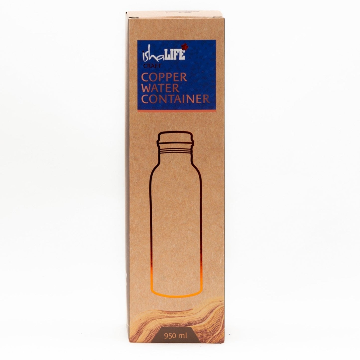 Hammered Copper Water Bottle, 950 ml