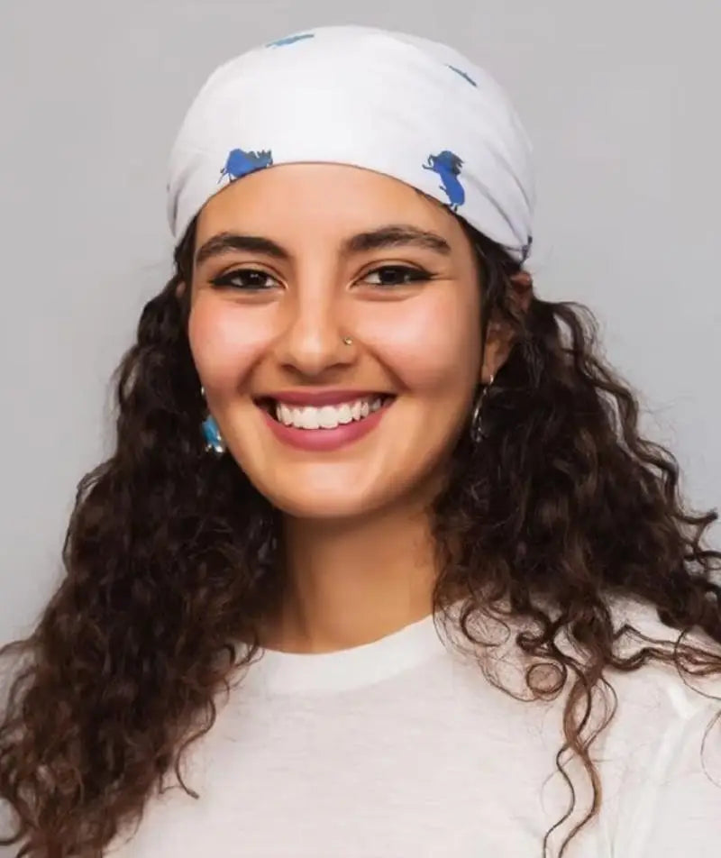 Nandi Off White Organic Cotton Bandana