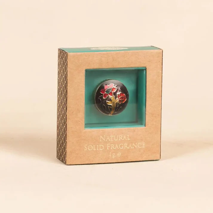 Scented Beeswax Natural Oil Solid Perfume Jasmine (4gm). Alcohol-free, mild body fragrance. Long lasting aroma. 100% natural.