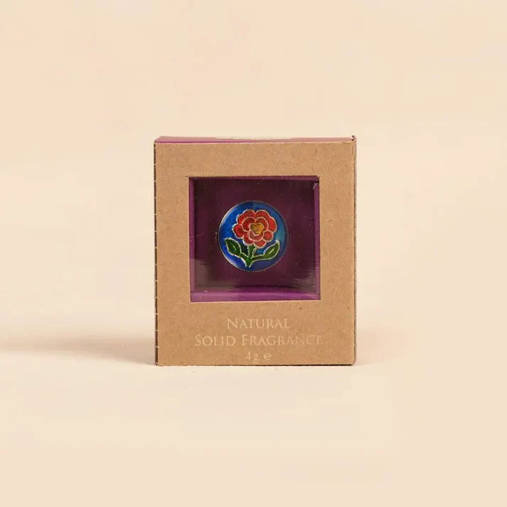 Beeswax Natural Oil Solid Perfume - Royal Oudh (4gm). Alcohol-free strong body fragrance