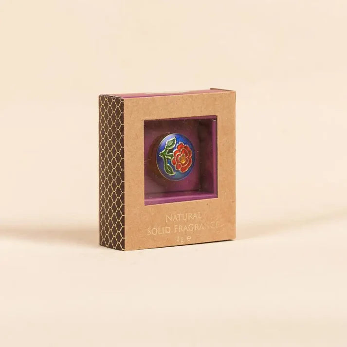 Beeswax Natural Oil Solid Perfume - Royal Oudh (4gm). Alcohol-free strong body fragrance