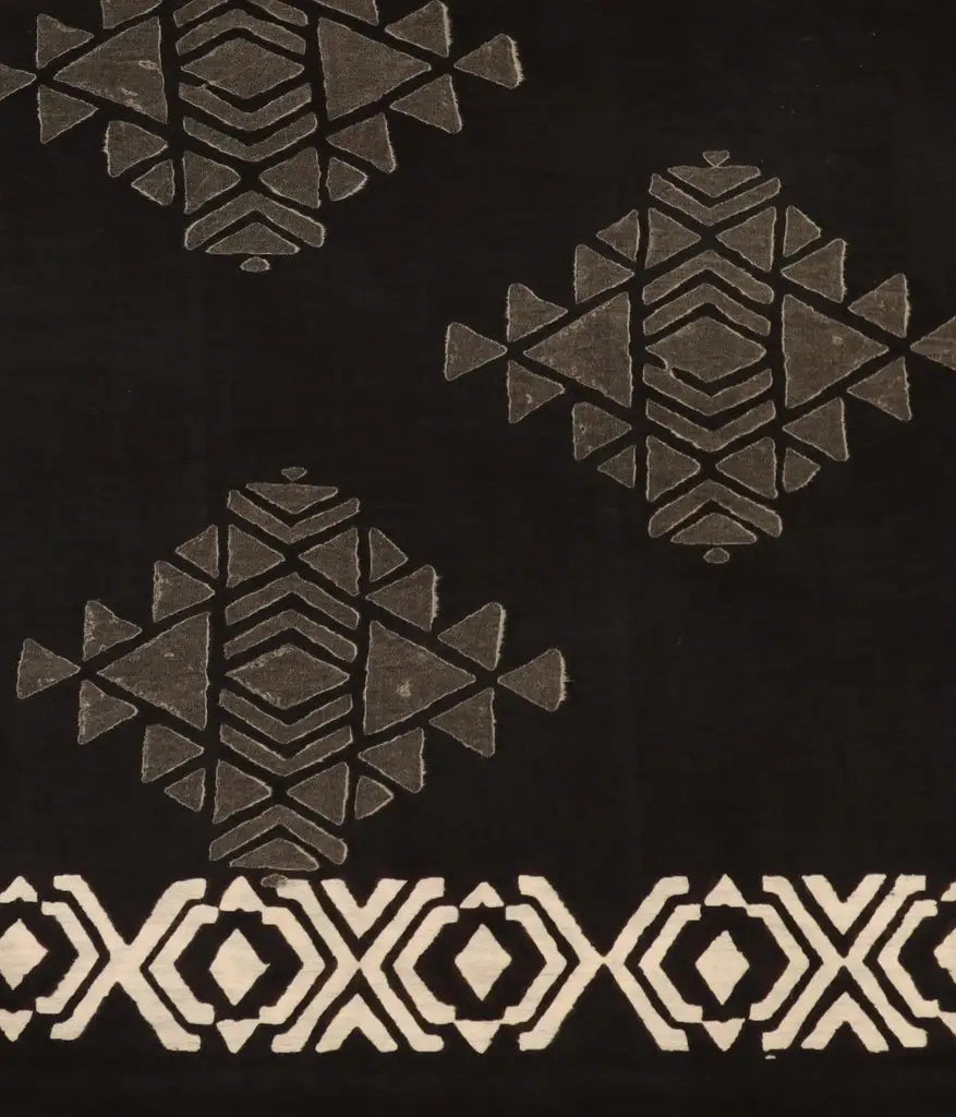 Ethnic Shawl- Black. A festive gift