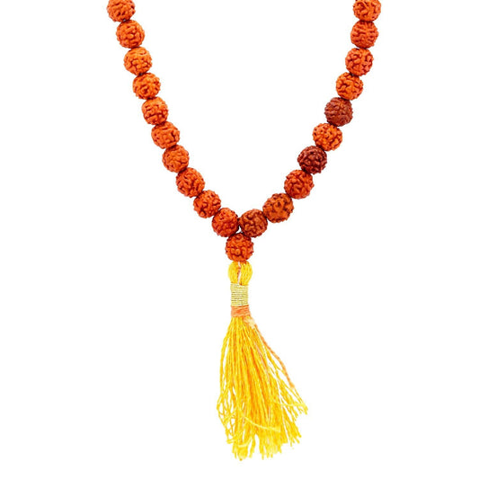 Panchamukhi Rudraksha Mala - 菩提子尺寸 6 mm