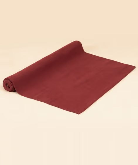 Cotton yoga Mat - Rubber coated Bottom