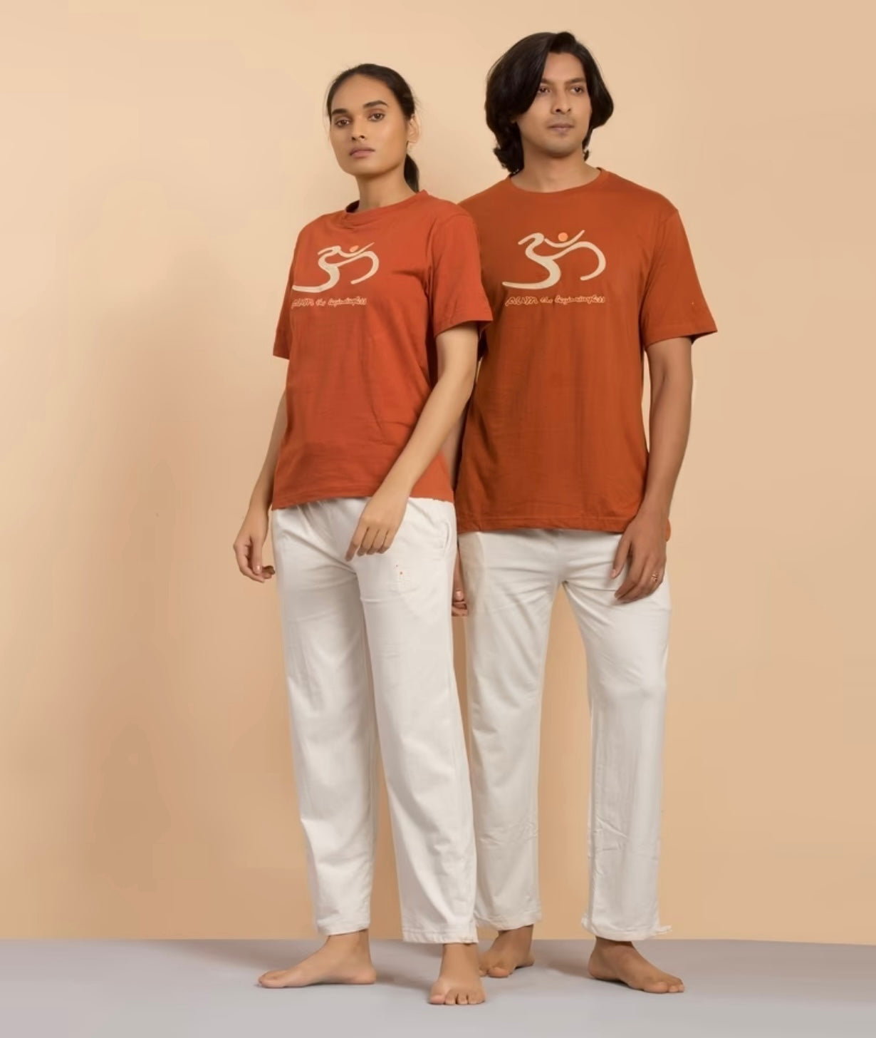 Unisex Organic Cotton Aum T-shirt - Earth