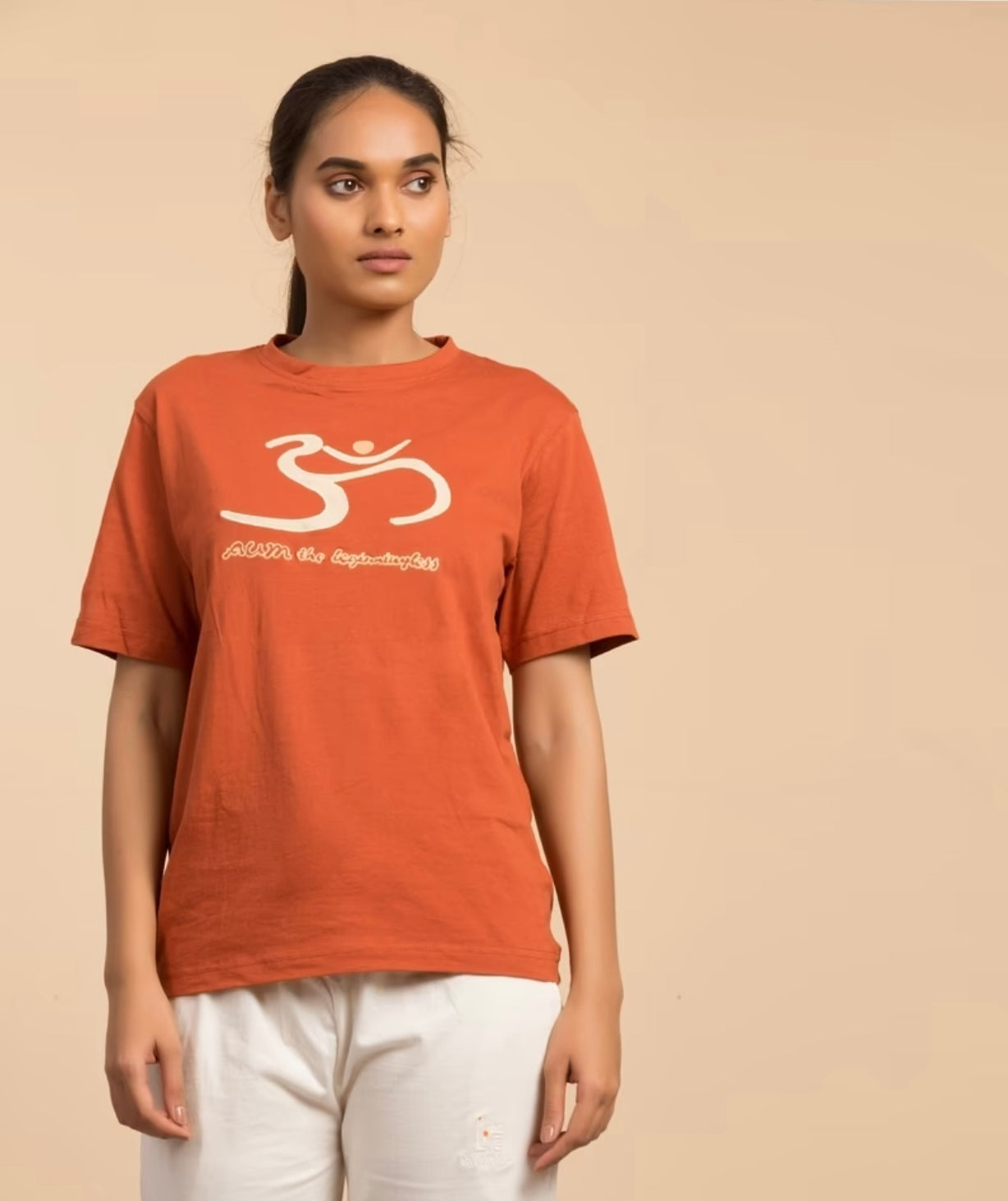 Unisex Organic Cotton Aum T-shirt - Earth