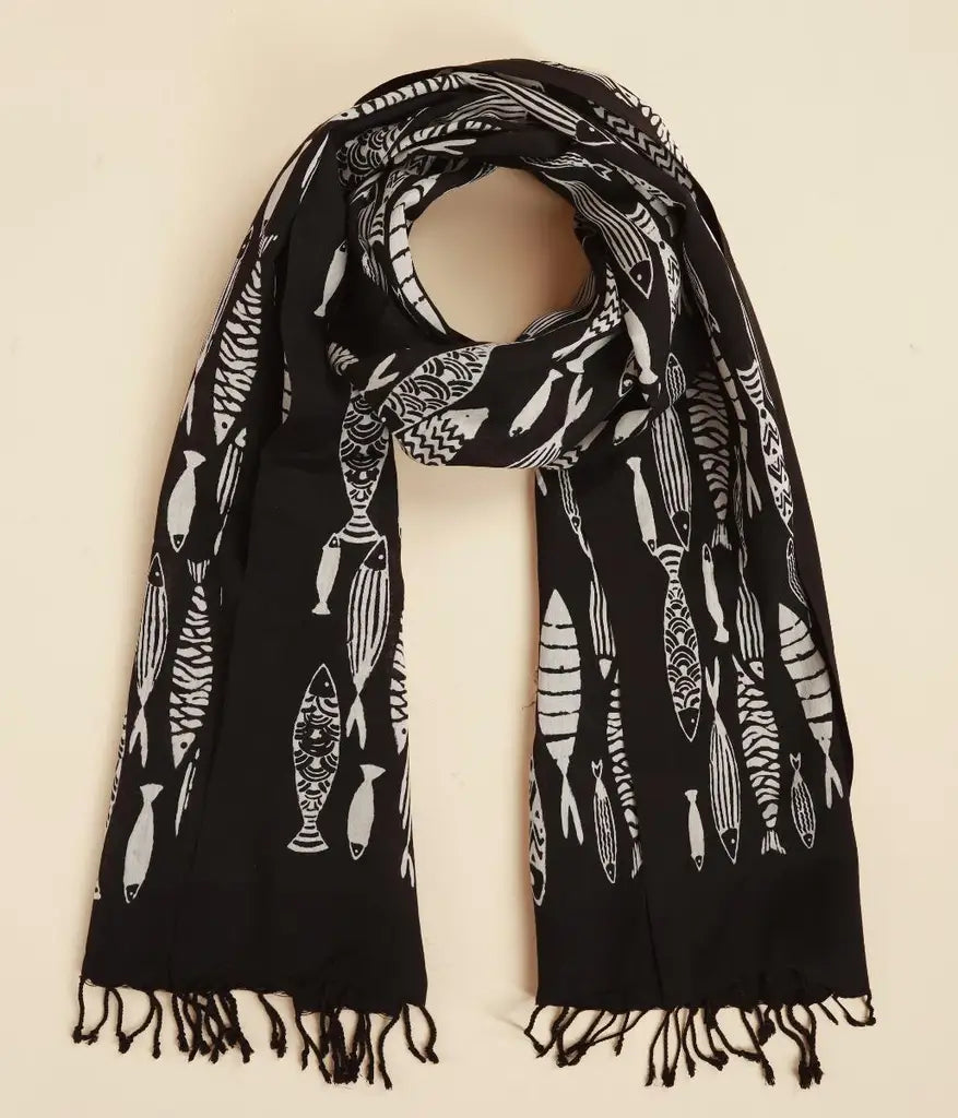Shawl- Black. A festive gift
